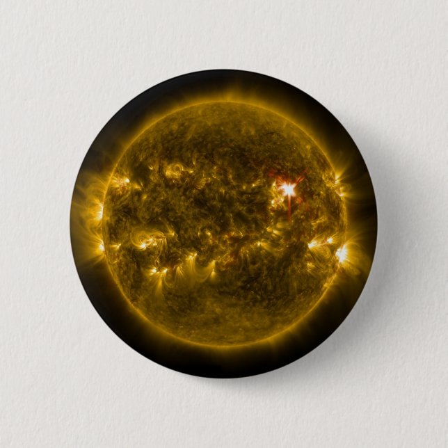Chapa Redonda De 5 Cm Poder de Sun (Anverso)