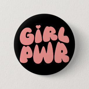 Chapa Redonda De 5 Cm Poder Femenino Feminista