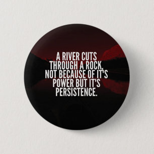 Chapa Redonda De 5 Cm Poder y persistencia - Motivación
