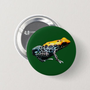 Chapa Redonda De 5 Cm Poison Dart Frog