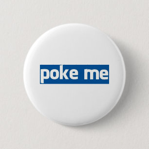 Chapa Redonda De 5 Cm Poke Me