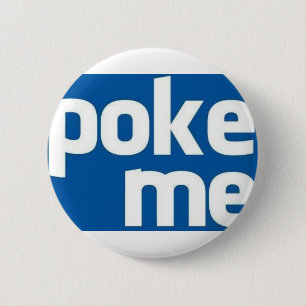Chapa Redonda De 5 Cm Poke Me