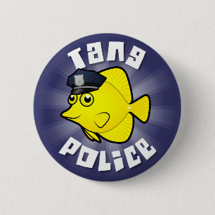 Chapa Redonda De 5 Cm Policía de Tang