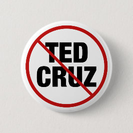 Chapa Redonda De 5 Cm Política anti Ted Cruz