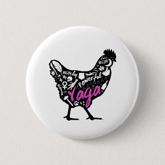 Chapa Redonda De 5 Cm Pollo Yaga