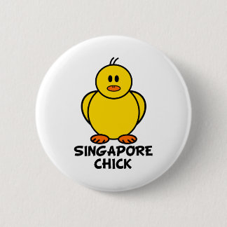 Chapa Redonda De 5 Cm Polluelo de Singapur