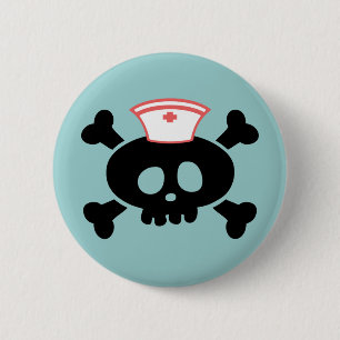 Chapa Redonda De 5 Cm Polo de la enfermera