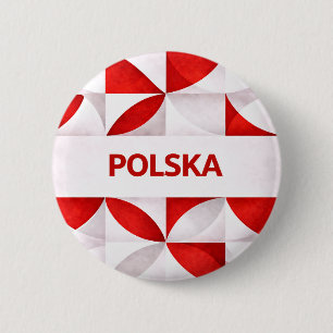 Chapa Redonda De 5 Cm Polonia