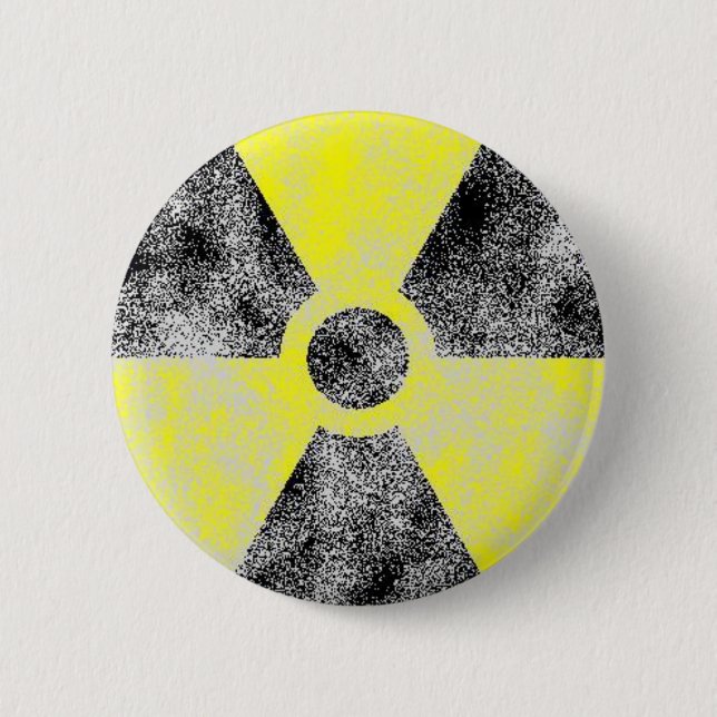 Chapa Redonda De 5 Cm Polvillo radiactivo (Anverso)