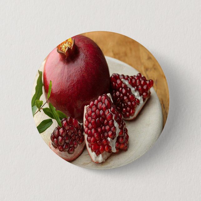 Chapa Redonda De 5 Cm Pomegranato (Anverso)