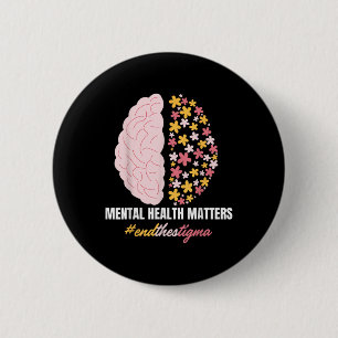 Chapa Redonda De 5 Cm Poner Fin Al Estigma De Salud Mental S Sensibiliza