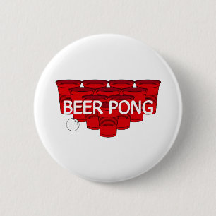 Chapa Redonda De 5 Cm pong de cerveza de universidad