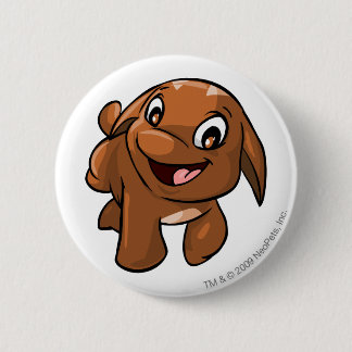Chapa Redonda De 5 Cm Poogle Brown