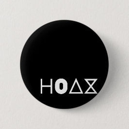 Chapa Redonda De 5 Cm POPtRONiKA - HOAX - LOGO