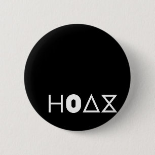 Chapa Redonda De 5 Cm POPtRONiKA - HOAX - LOGO
