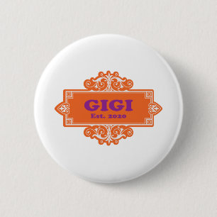 Chapa Redonda De 5 Cm Por Ese Especial "GiGi 2020"