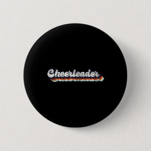 Chapa Redonda De 5 Cm Porrista Animadora Retro Vintage Porristas 