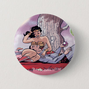 Chapa Redonda De 5 Cm Portada cómica de Superman/Wonder Woman #14 Varia