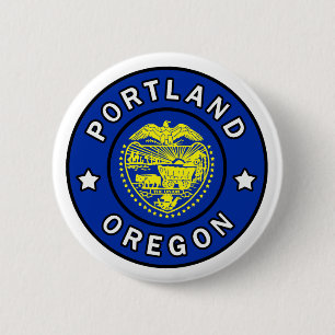 Chapa Redonda De 5 Cm Portland Oregon