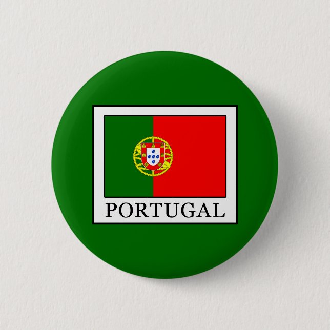 Chapa Redonda De 5 Cm Portugal (Anverso)