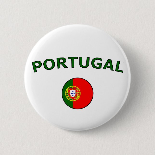 Chapa Redonda De 5 Cm Portugal (Anverso)