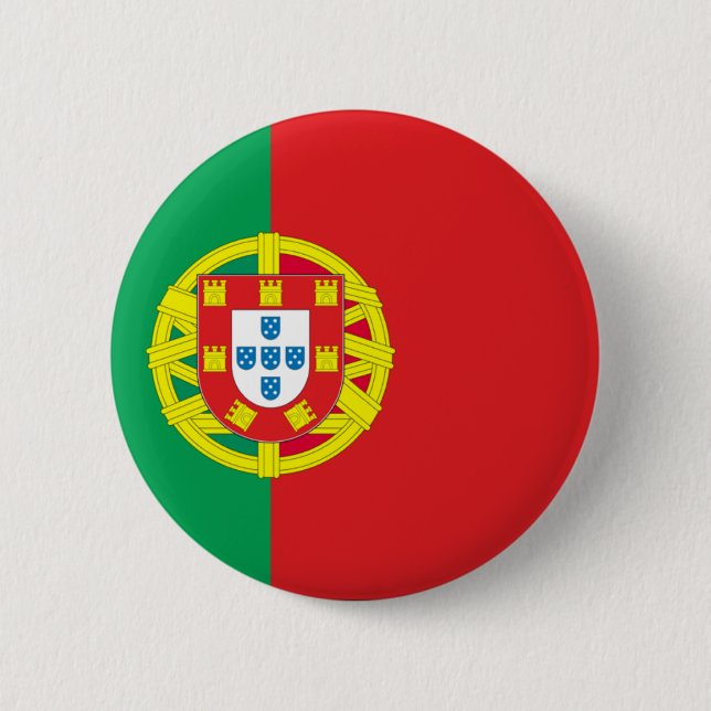 Chapa Redonda De 5 Cm Portugal (Anverso)