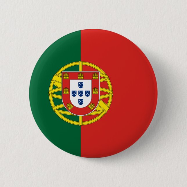 Chapa Redonda De 5 Cm Portugal flag (Anverso)