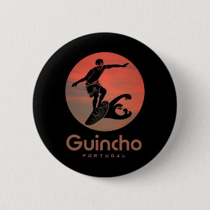 Chapa Redonda De 5 Cm Portugal Windsurf Surfing Surfistas Praia Do Guin