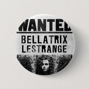 Chapa Redonda De 5 Cm Poster buscado de Bellatrix Lestrange