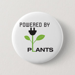 CHAPA REDONDA DE 5 CM POWERD POR LAS PLANTAS