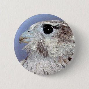 Chapa Redonda De 5 Cm Prairie Falcon