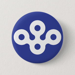 Chapa Redonda De 5 Cm Prefectura de Osaka, Japón