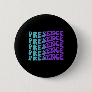 Chapa Redonda De 5 Cm Presence Prevention Awareness