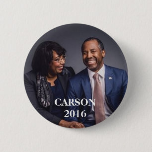 Chapa Redonda De 5 Cm Presidente 2016 de Ben Carson - familia