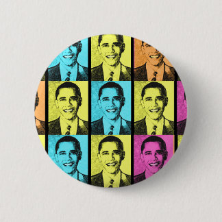 CHAPA REDONDA DE 5 CM PRESIDENTE BARACK OBAMA.