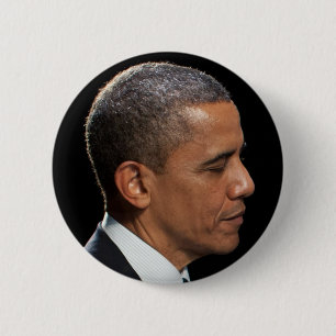 Chapa Redonda De 5 Cm Presidente Barack Obama