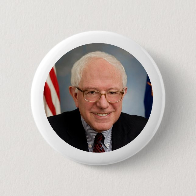 Chapa Redonda De 5 Cm presidente de bernie sanders (Anverso)