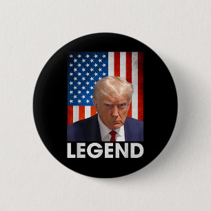 Chapa Redonda De 5 Cm Presidente de Donald Trump 2024 legaliza bandera e