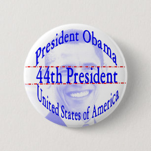 Chapa Redonda De 5 Cm Presidente de presidente Obama 44.o