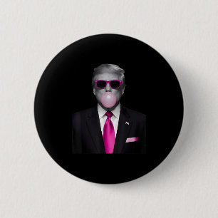 Chapa Redonda De 5 Cm Presidente del voto Divertido diseño Trump