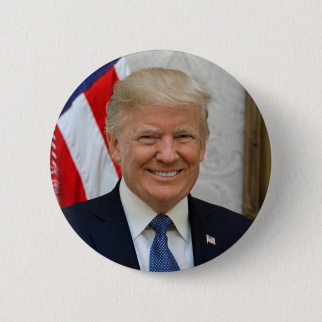 Chapa Redonda De 5 Cm Presidente Donald J. Trump Button (Anverso)