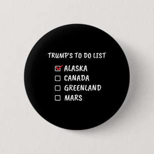 Chapa Redonda De 5 Cm Presidente Donald Trump Ficción Política Humor Chi
