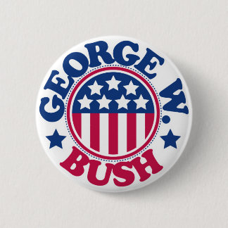 Chapa Redonda De 5 Cm Presidente George W Bush de los E.E.U.U.