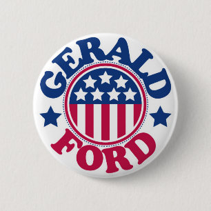 Chapa Redonda De 5 Cm Presidente Gerald Ford de los E.E.U.U.