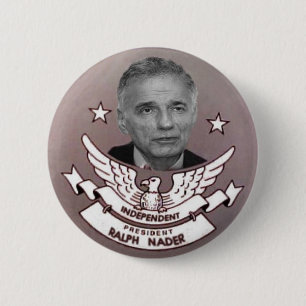 Chapa Redonda De 5 Cm Presidente independiente Button de Nader