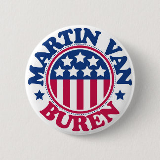 Chapa Redonda De 5 Cm Presidente Martin Van Buren de los E.E.U.U.