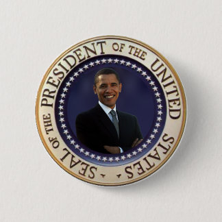 Chapa Redonda De 5 Cm Presidente Obama