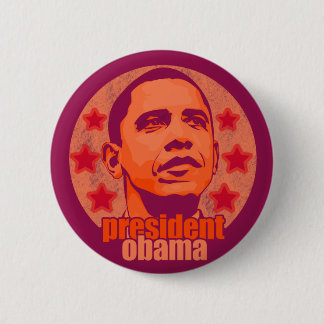 Chapa Redonda De 5 Cm Presidente Obama Button