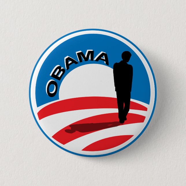 Chapa Redonda De 5 Cm Presidente Obama T-Shirts y botones (Anverso)