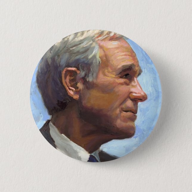 Chapa Redonda De 5 Cm Presidente Ron Paul (Anverso)